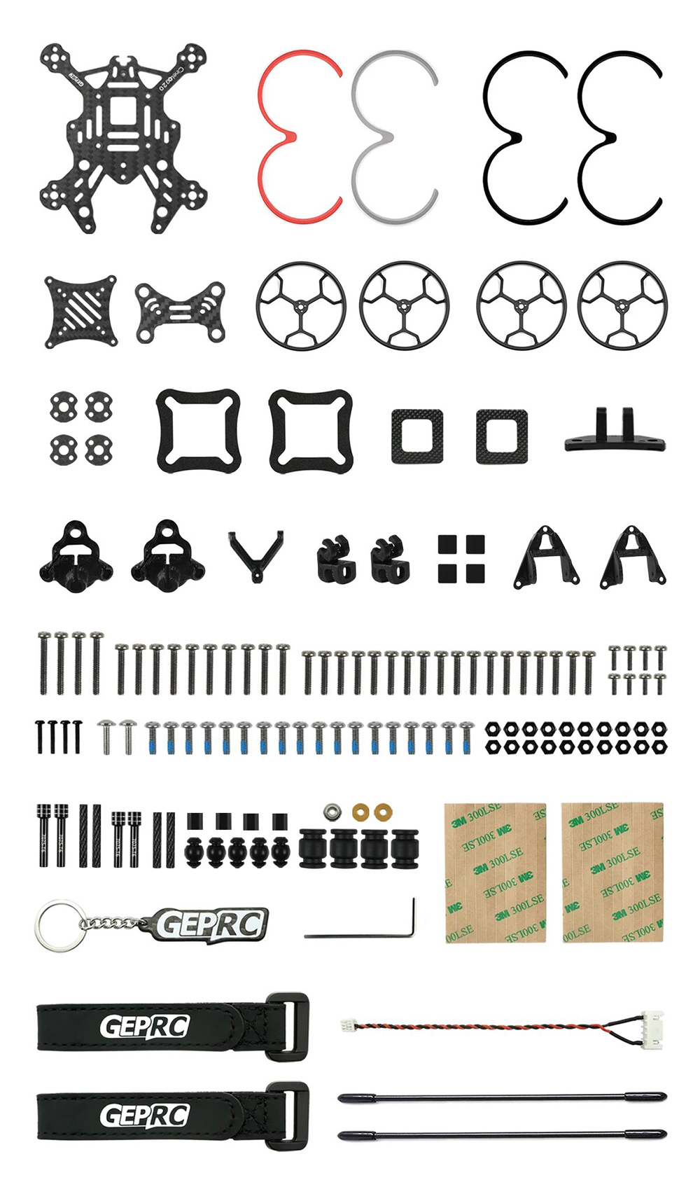 GEPRC-CL20-100mm-Radstand-2-Zoll-Rahmenkit--Austausch-des-Bodenplatten-AIO-Arms-fuumlr-Cinelog20-DJI-2011919-12